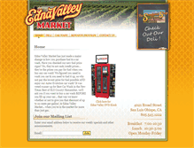 Tablet Screenshot of ednavalleymarket.com